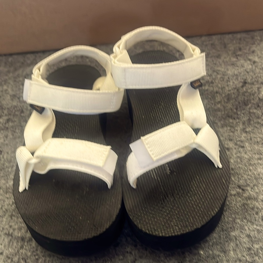 Teva platform velcro sandals